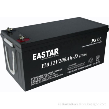 Wholesale 12V 200ah Deep Cycle Gel Battery with 3 Years Warranty